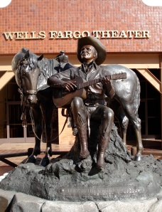 Gene Autry: Inscription reads, 'Back in the Saddle Again'